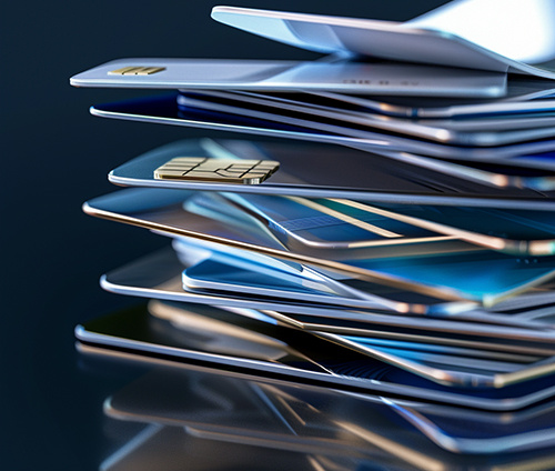 Stack of Credit Cards