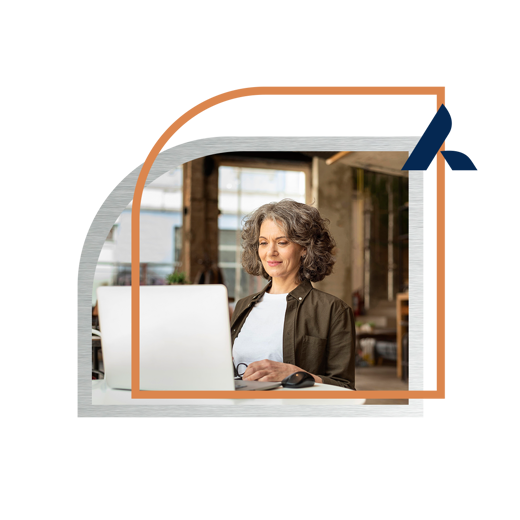 Woman on A Computer Woman on A Computer